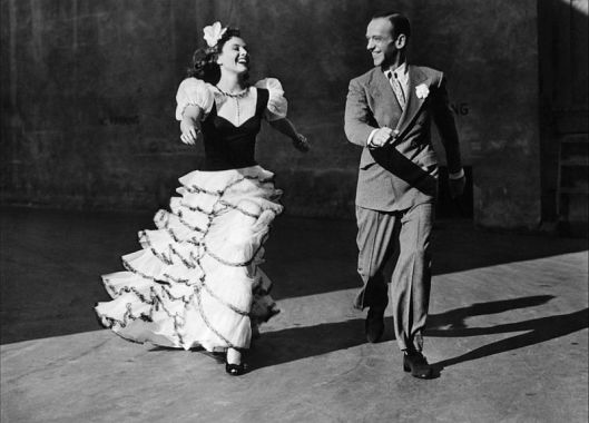 Paulette Goddard and Fred Astaire in Second Chorus